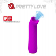 PRETTYLOVE Ford Sucker USB 矽膠吸吮震動器(紫色)- 12種吮吸模式