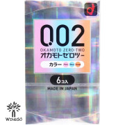 Okamoto岡本 薄度均一 0.02EX 3-色系 (日本版) 6片裝