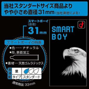 Okamoto岡本 Smart Boy 31mm貼身乳膠安全套(日本版) - 12片裝