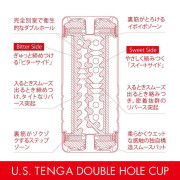 TENGA U.S. Double Hole CUP 加大款雙穴飛機杯