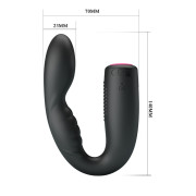 PRETTYLOVE Quintion Dual Vibrator 12頻震動可彎曲充電震動器