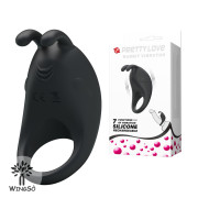 PRETTYLOVE RABBIT VIBRATOR 男女共用7頻震動按摩陰莖環