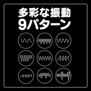 日本EXE G PROJECT Punitto 柔軟充電式矽膠有線震蛋-黑色